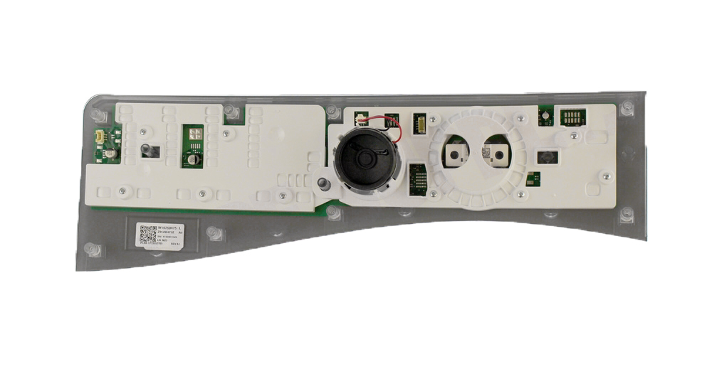 WPW10750475 - Genuine OEM Whirlpool Washer Control Panel Assembly, White
